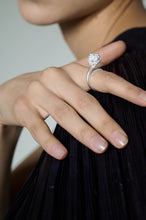 Load image into Gallery viewer, 簇簇Coneflower Silver Ring