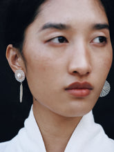 Load image into Gallery viewer, ALONG THE JOURNEY Mapuche Detachable Horsehair Earrings