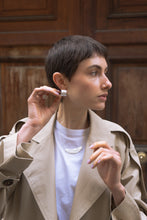 Load image into Gallery viewer, MENGJIAO FENG Brushed Texture Earrings