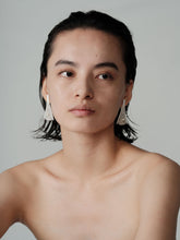 Load image into Gallery viewer, 炽火 Flamme Dansante Filigree Earrings With Fresh Water Pearl