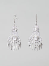 Load image into Gallery viewer, 叠DIE-Knitting earrings with traditional Miao flower pattern