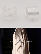 Load image into Gallery viewer, MENGJIAO FENG Brushed Texture Earrings