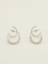 Load image into Gallery viewer, ⼤地LE CONTINENT DOUBLE HOOKS CUFF & EARRINGS