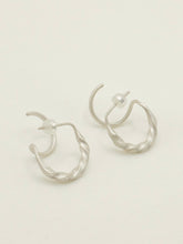 Load image into Gallery viewer, ⼤地LE CONTINENT DOUBLE HOOKS CUFF & EARRINGS