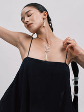 Load image into Gallery viewer, DISTANT HANDS Double Hoop Horsehair Necklace