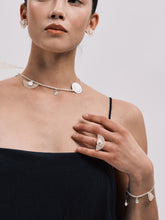 Load image into Gallery viewer, DISTANT HANDS Moon Horsehair Silver Ring