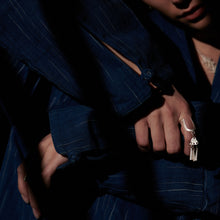 Load image into Gallery viewer, 穗SUI- Handmade U-shaped silver ring