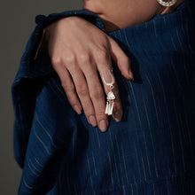 Load image into Gallery viewer, 穗SUI- Handmade U-shaped silver ring