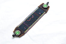 Load image into Gallery viewer, 绣XIU- Folded Silk Appliqué & Knots Bracelet