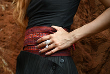 Load image into Gallery viewer, 穗SUI-Flower shaped silver rings with fish and bloom hangings