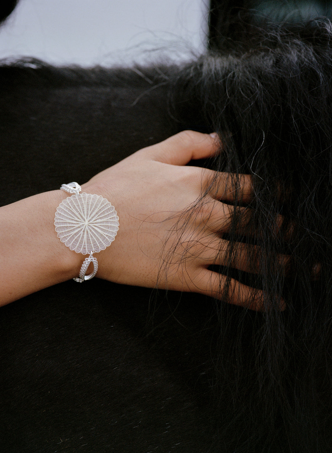 ALONG THE JOURNEY Mapuche Detachable Horsehair Bracelet