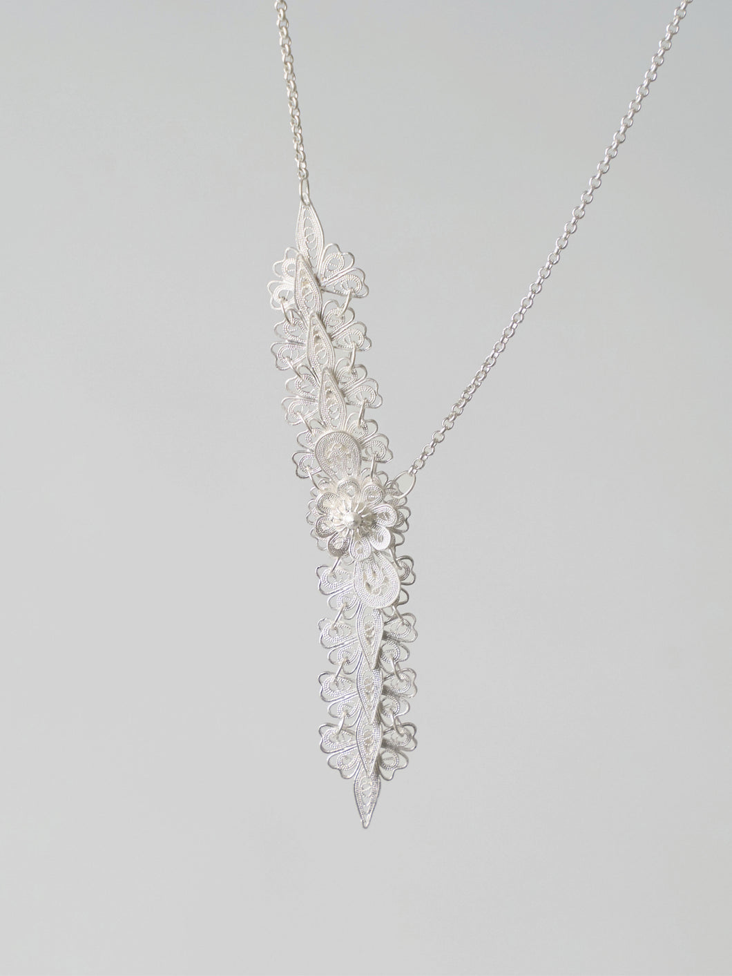 湛ZHAN-Splendid knitting irregular Y-shaped necklace