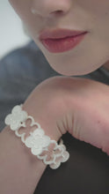 Load and play video in Gallery viewer, DISTANT HANDS Mini Horsehair Flower Ring
