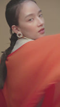 Load and play video in Gallery viewer, DISTANT HANDS Single Hoop Horsehair Earrings
